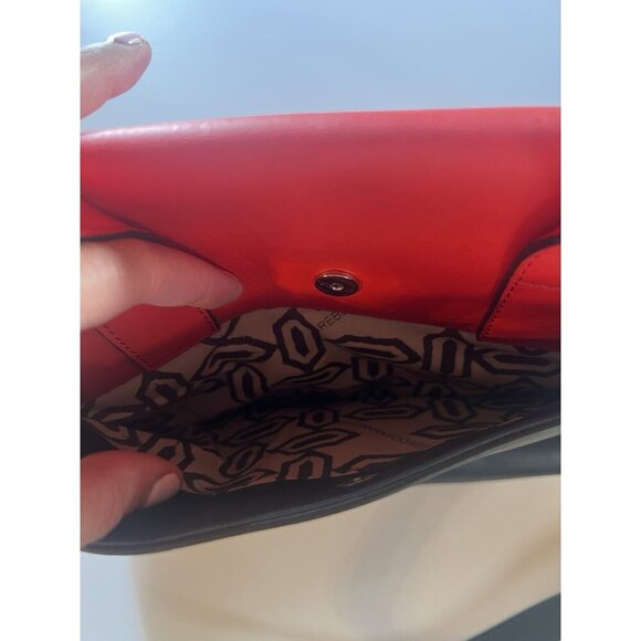 Rebecca Minkoff Marlowe Envelope Crossbody top handle bag leather colorblock Y2K - Picture 9 of 16